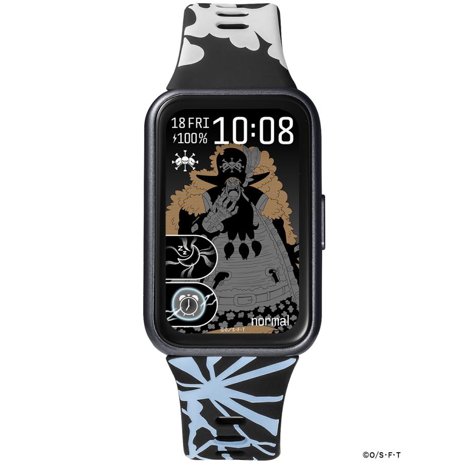 GARRACK HUC-OP-BD11-T ONE PIECE Marshall D. Teach JDM AMOLED Bluetooth Smart Watch Black