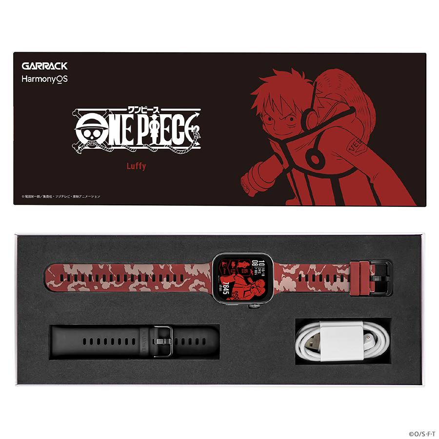 GARRACK HUC-OP-FT3-L ONE PIECE Luffy Red AMOLED Smartwatch Unisex