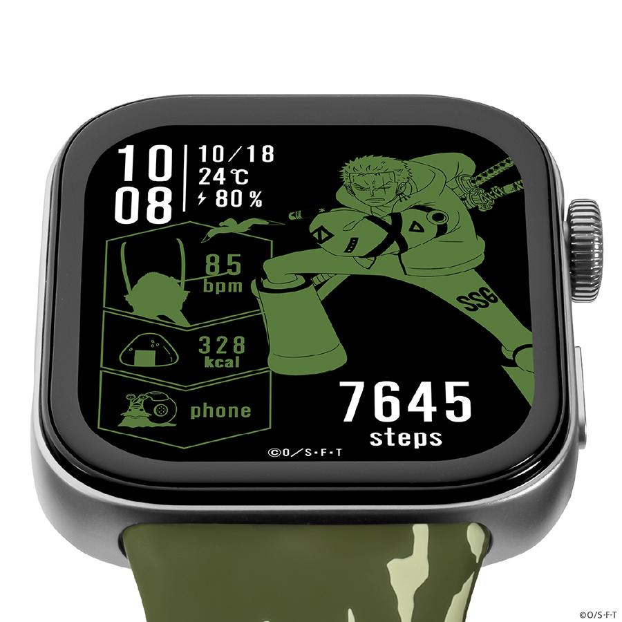 GARRACK HUC-OP-FT3-Z ONE PIECE Roronoa Zoro Smartwatch Green AMOLED