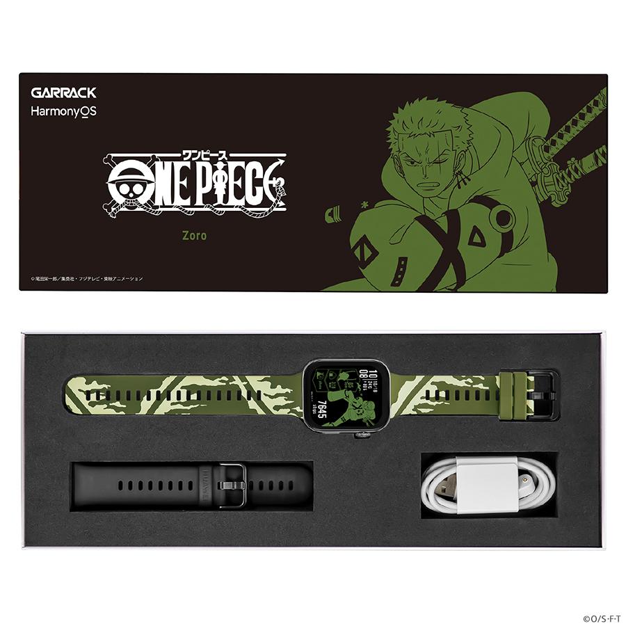 GARRACK HUC-OP-FT3-Z ONE PIECE Roronoa Zoro Smartwatch Green AMOLED