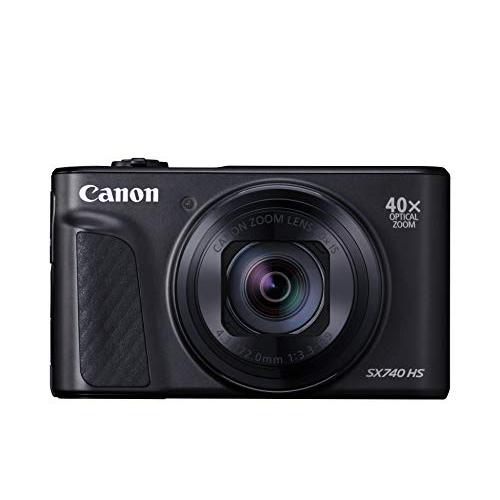 Canon Compact Digital Camera PowerShot SX740 HS Black 40x Optical Zoom/4K Video/Wi-Fi Compatible PSSX740HSBK