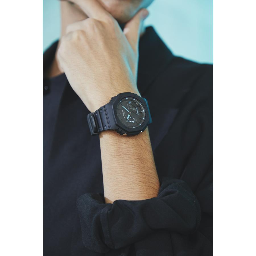 CASIO G-SHOCK GA-2100-1AJF JDM Carbon Core Guard Black Analog Digital Men's Watch