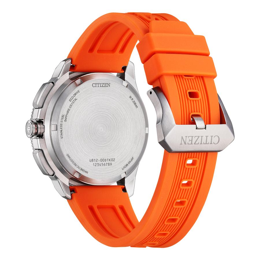 CITIZEN PROMASTER JV3000-13E JDM Wave Tracker Eco-Drive MIP LCD Orange