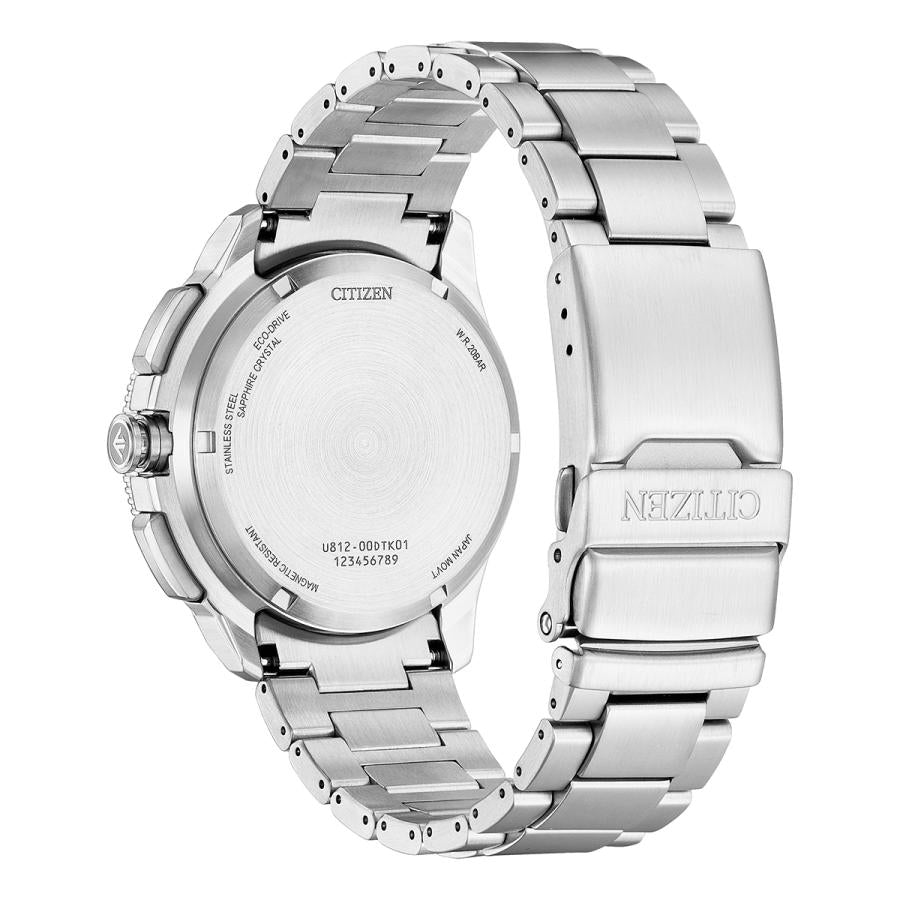 CITIZEN PROMASTER JV3001-53E JDM Wave Tracker Eco-Drive MIP LCD Silver