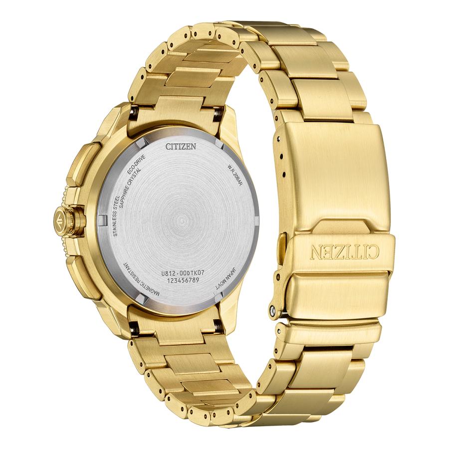 CITIZEN PROMASTER MARINE JV3002-51E JDM Eco-Drive Wave Tracker Gold