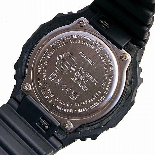 CASIO G-SHOCK GA-B2100FC-1AJF JDM Tough Solar Mobile Link Analog-Digital Multicolor Accent Black Men's Watch
