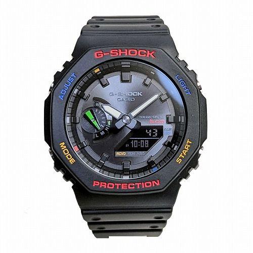 CASIO G-SHOCK GA-B2100FC-1AJF JDM Tough Solar Mobile Link Analog-Digital Multicolor Accent Black Men's Watch