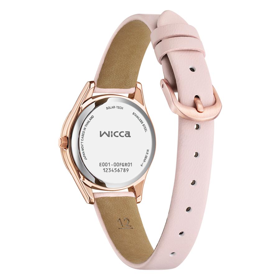 CITIZEN wicca ACTIVE LINE KH3-762-10 Pink Gold Solar Day-Date JDM Women's Watch