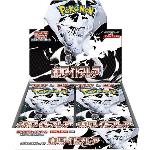 Jeu de cartes Pokémon Scarlet &amp; Violet White Flare 1 boîte avec film rétractable