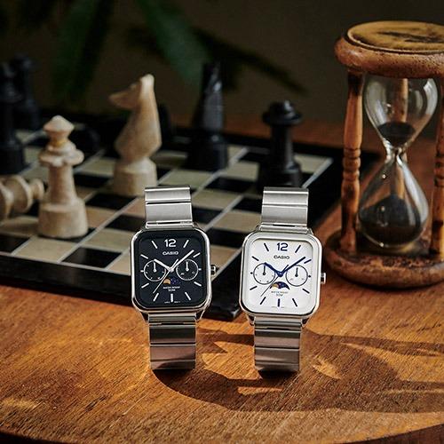 CASIO Collection STANDARD MTP-M305D-1AJF Black Dial Moon Phase JDM Men’s Watch