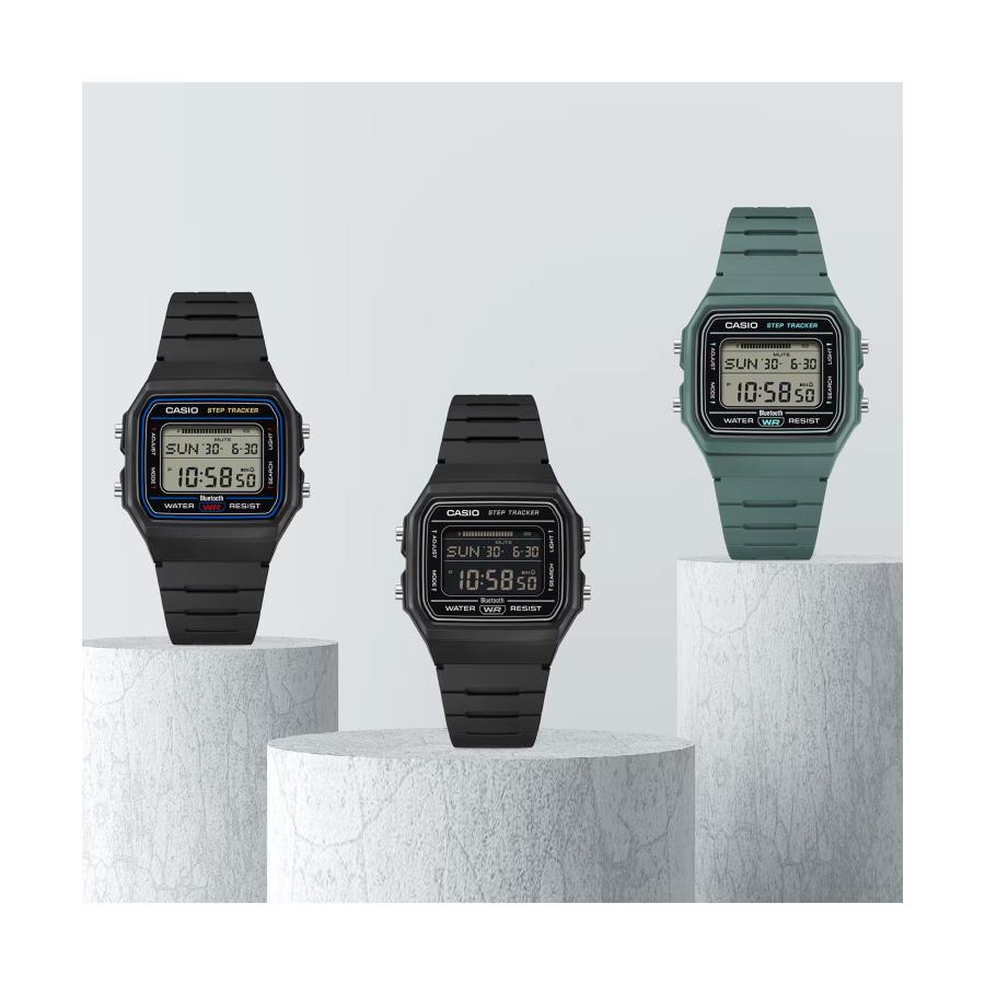 CASIO COLLECTION F-B100W-1AJF JDM Bluetooth Step Tracker Black Digital Men's Watch