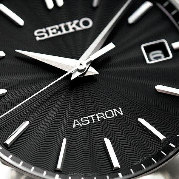 Seiko Astron Origin Series 3-Hand Model SBXY033 Men's Solar Radio-Controlled Titanium Watch, Black and Silver [S_BH]