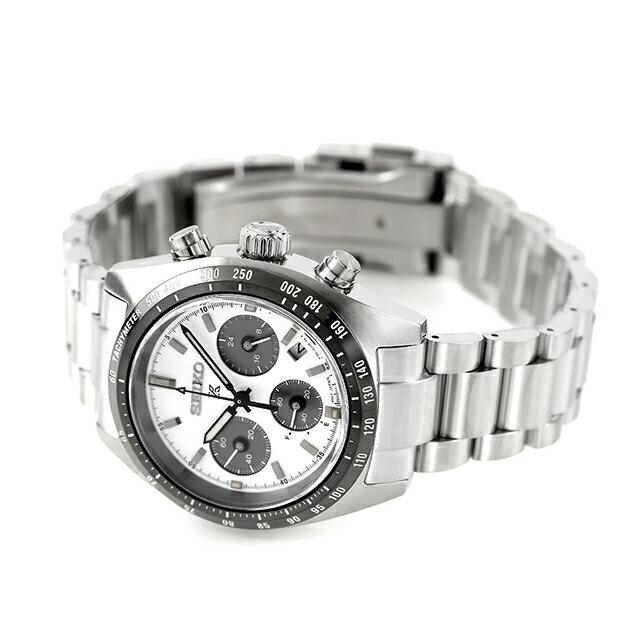 SEIKO Prospex Speedtimer Solar Chronograph SBDL125 Men's Watch White Dial