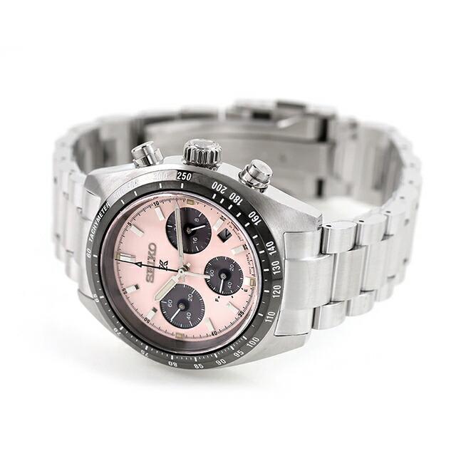 SEIKO Prospex Speedtimer Solar Chronograph SBDL127 Men's Watch Classic Rose Dial