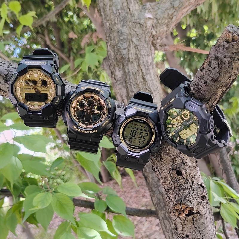 CASIO G-SHOCK GA-010GB-1A9JF JDM Black and Gold Carbon Core Guard 10-Year Battery Analog-Digital Men's Watch