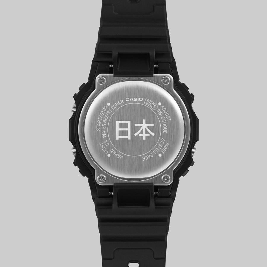 CASIO G-SHOCK Men's Watch DW-5600KHSH25-1JR Katsushika Hokusai "Thirty-six Views of Mount Fuji" White Rain Under the Mountains