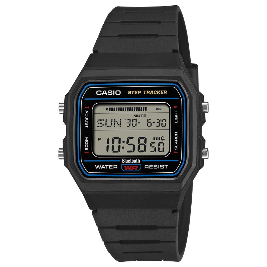CASIO COLLECTION F-B100W-1AJF JDM Bluetooth Step Tracker Black Digital Men's Watch