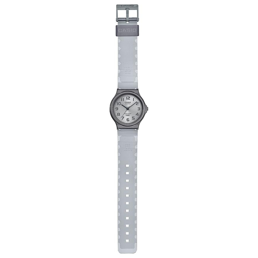 CASIO Collection MQ-24S-8BJF JDM Standard Analog Quartz Skeleton Clear Gray Unisex Watch
