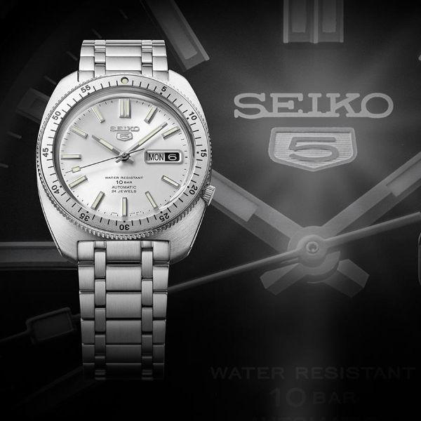 SEIKO 5 SPORTS SBSA311 JDM SKX Heritage Design Reissue Limited Edition Automatic Silver Dial Men's Watch