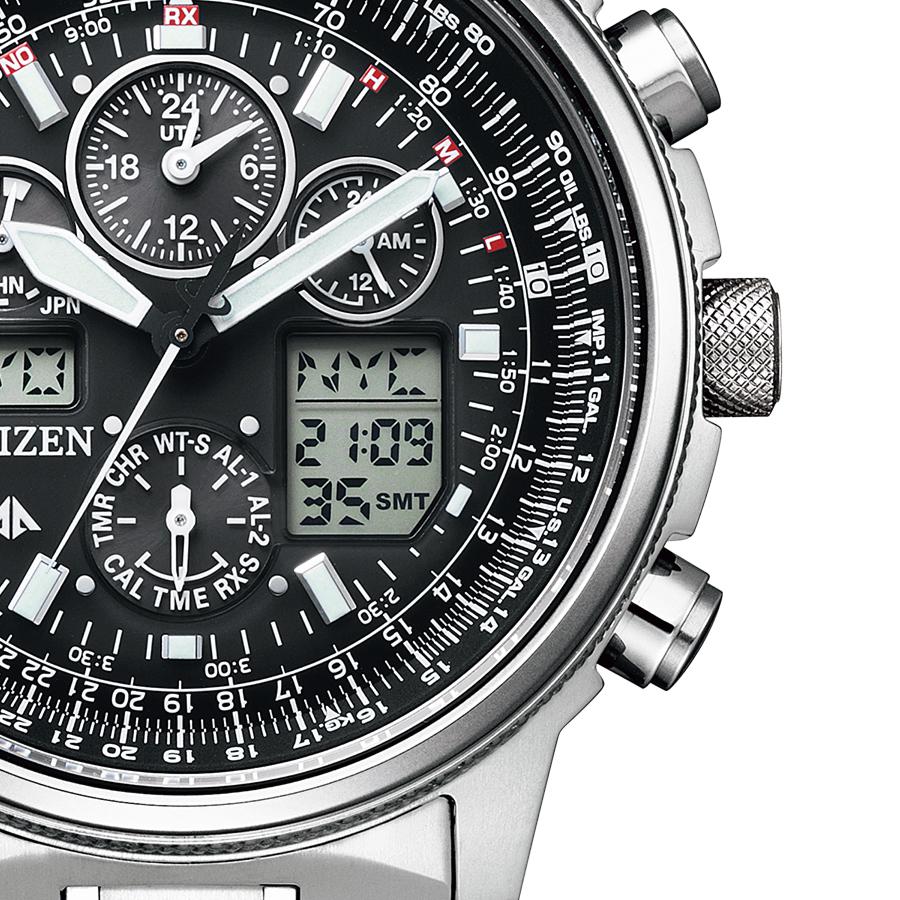 CITIZEN PROMASTER PMV65-2271 SKY Eco-Drive Radio-Controlled Super Titanium JDM Men's Watch