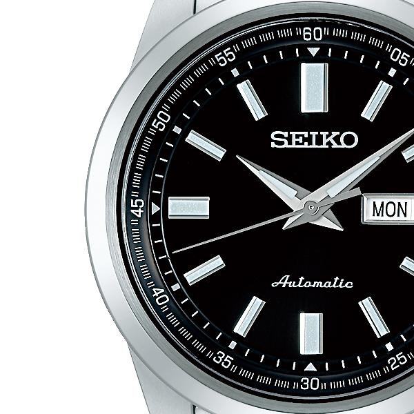 Seiko Selection Mechanical SARV003 Men's Automatic Watch with Day Date, Black