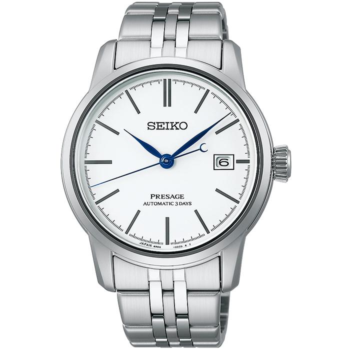 Seiko Presage Craftsmanship SARX105 Men's Mechanical Automatic Watch with Enamel Dial, 3-Day Calendar, Exclusive