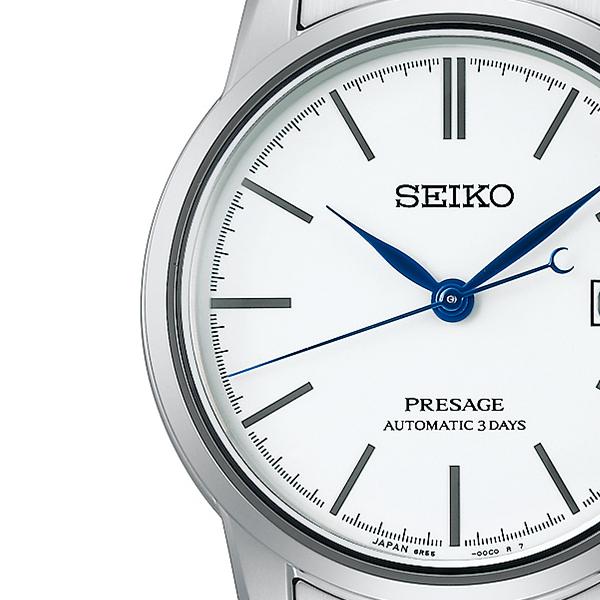 Seiko Presage Craftsmanship SARX105 Men's Mechanical Automatic Watch with Enamel Dial, 3-Day Calendar, Exclusive