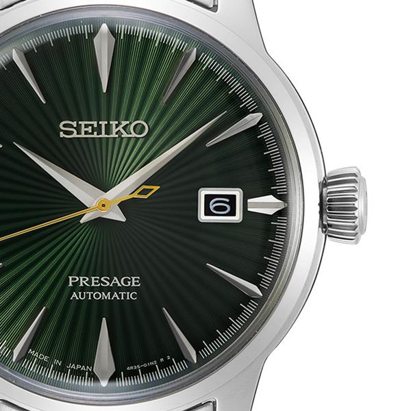 Seiko Presage Cocktail Time Mockingbird SARY271 Men's Mechanical Automatic Watch with Green Dial