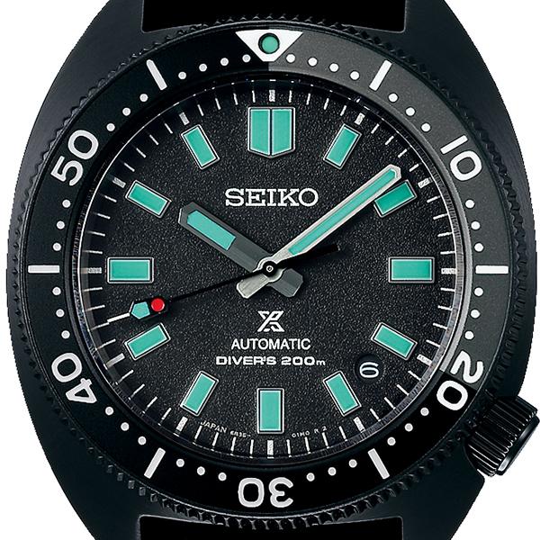 Seiko Prospex Black Series Limited Edition Night Vision Mechanical Diver's Watch SBDC183 Men's Exclusive