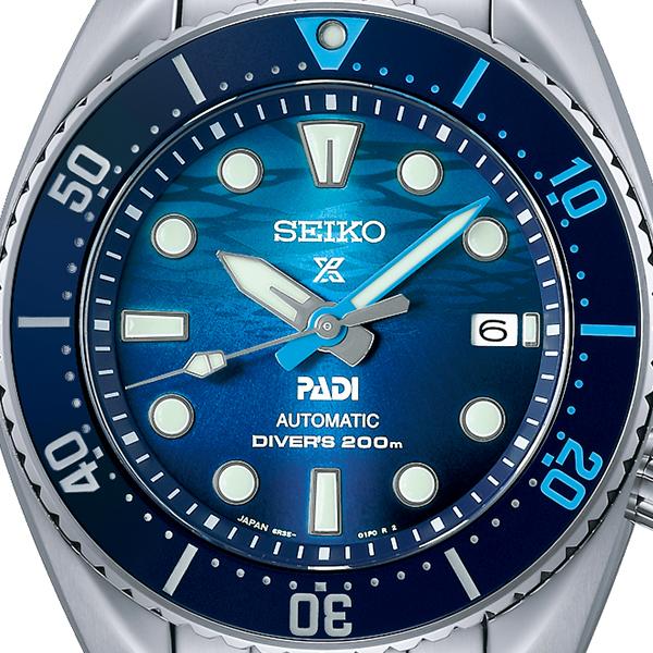 Seiko Prospex Sumo PADI Special THE GREAT BLUE SBDC189 Men's Mechanical Diver's Watch, Blue Exclusive
