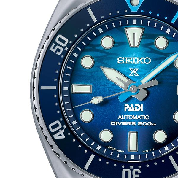 Seiko Prospex Sumo PADI Special THE GREAT BLUE SBDC189 Men's Mechanical Diver's Watch, Blue Exclusive