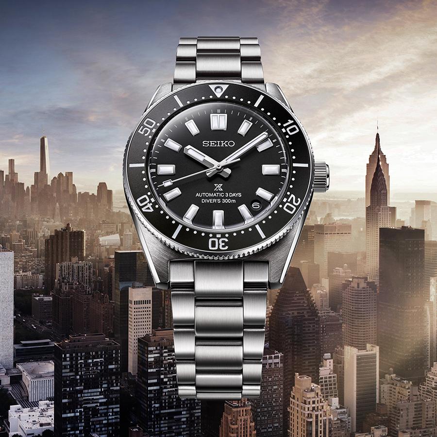 Seiko Prospex Mechanical Diver's 1965 Heritage SBDC197 Men's Watch, Mechanical, 300m Water Resistant, Exclusive Model