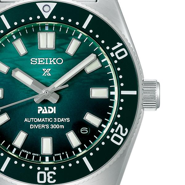 Seiko Prospex Diver's 1965 Heritage PADI Special Edition SBDC205 Men's Mechanical Watch, Green, Exclusive