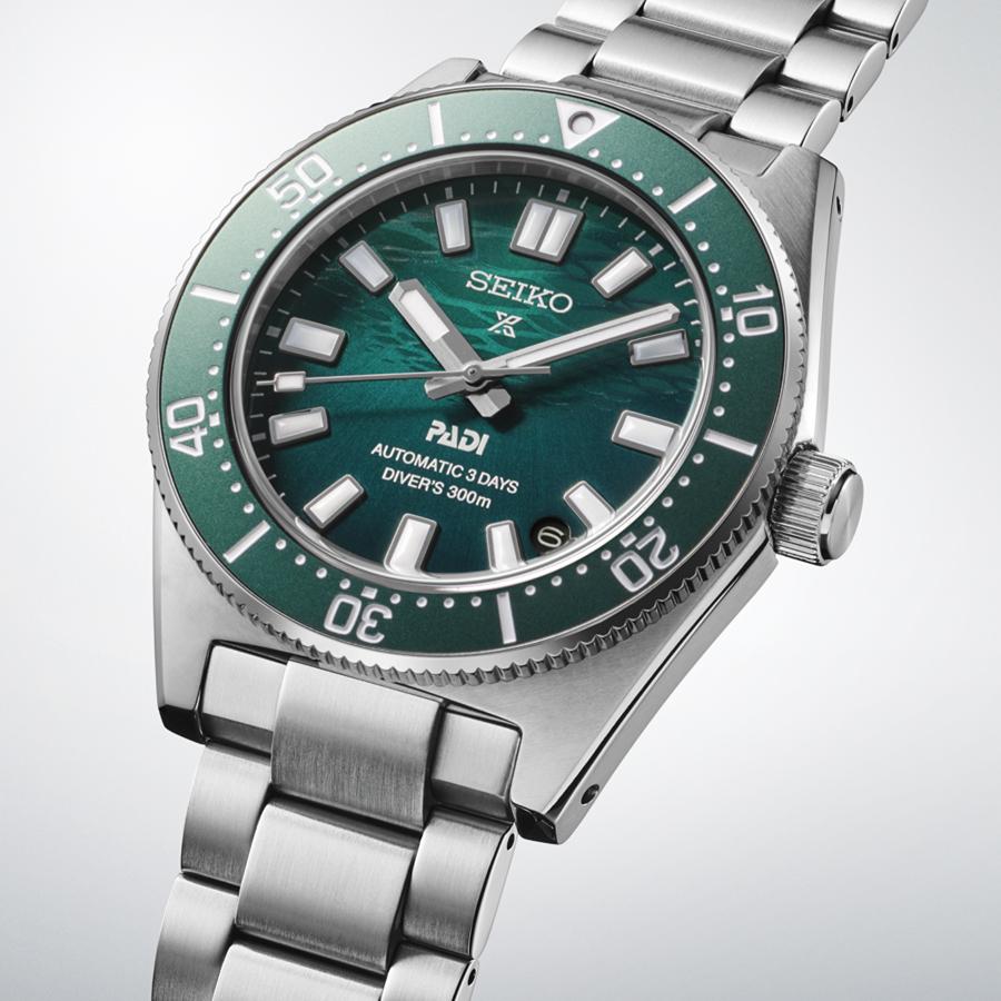 Seiko Prospex Diver's 1965 Heritage PADI Special Edition SBDC205 Men's Mechanical Watch, Green, Exclusive