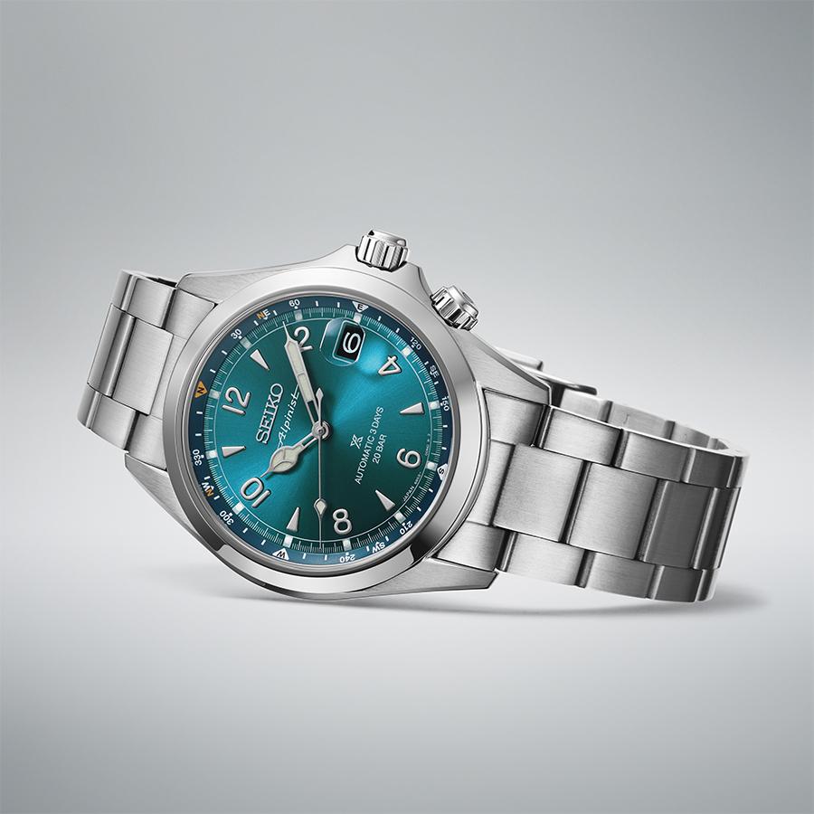 Seiko Prospex Alpinist Mechanical 3-Day SBDC207 Men's Watch with Teal Blue Dial, Released November 8th