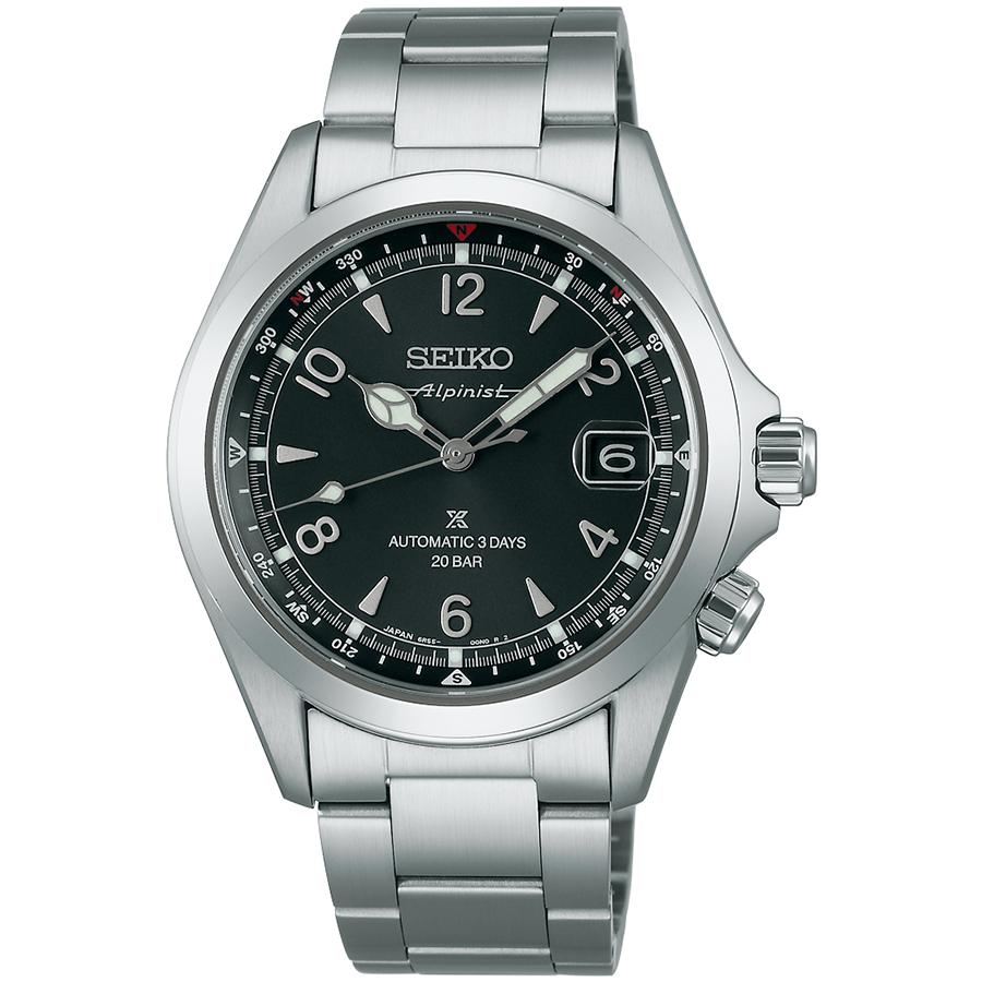 Seiko Prospex Alpinist Mechanical 3-Day SBDC209 Men's Watch with Black Dial, Released November 8th