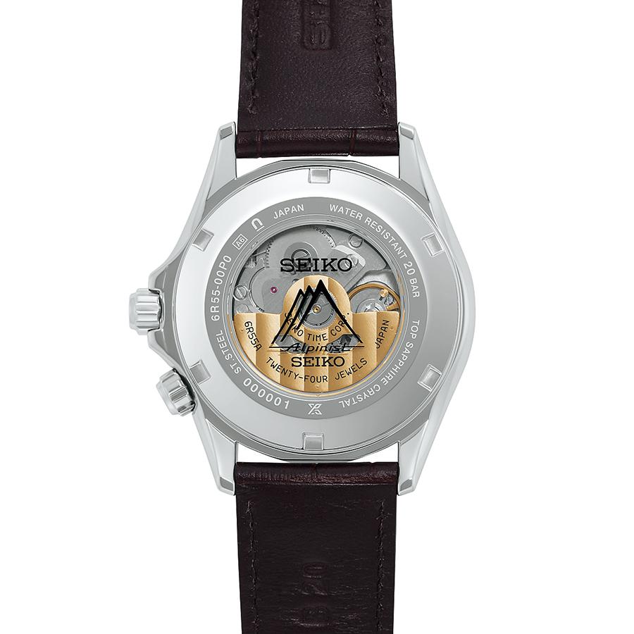 Seiko Prospex Alpinist Mechanical 3-Day SBDC211 Men's Watch with Green Dial and Leather Strap, Released November 8th
