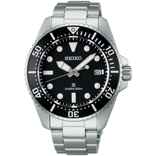 Seiko Prospex Diver Scuba Solar SBDJ063 Men's Watch with Black Dial