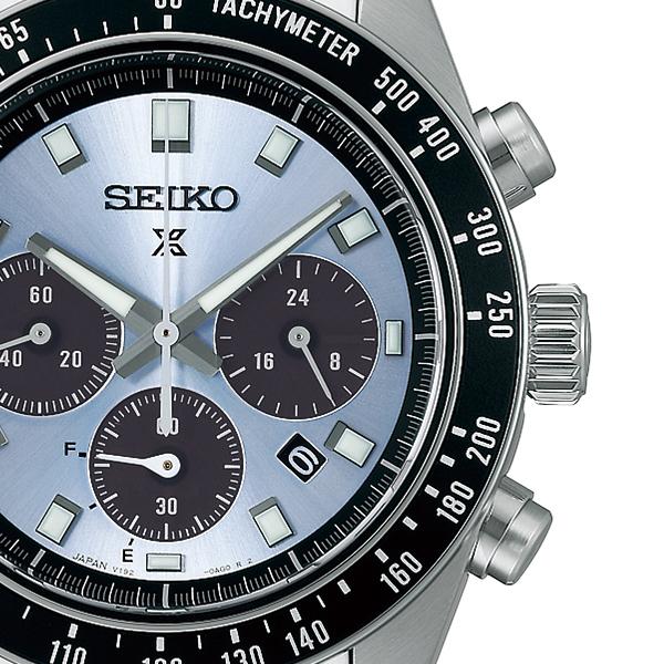 Seiko Prospex SPEEDTIMER Solar Chronograph SBDL109 Men's Watch, Crystal Blue