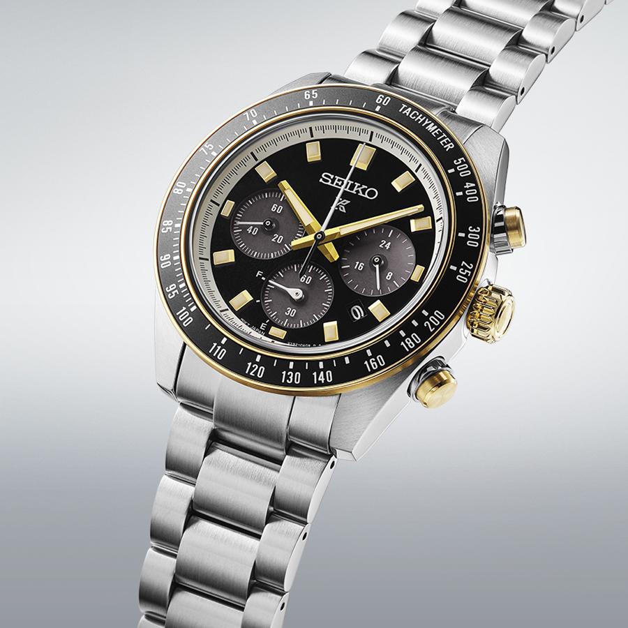 Seiko Prospex Speedtimer Solar Chronograph Classic Motorsports Circuit Race Men's Watch SBDL113
