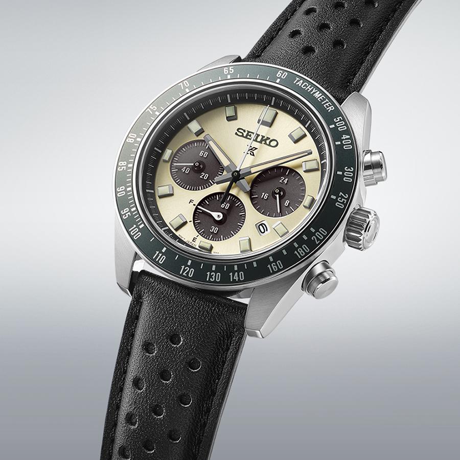 Seiko Prospex Speedtimer Solar Chronograph Classic Motorsports Circuit Race Men's Watch SBDL115