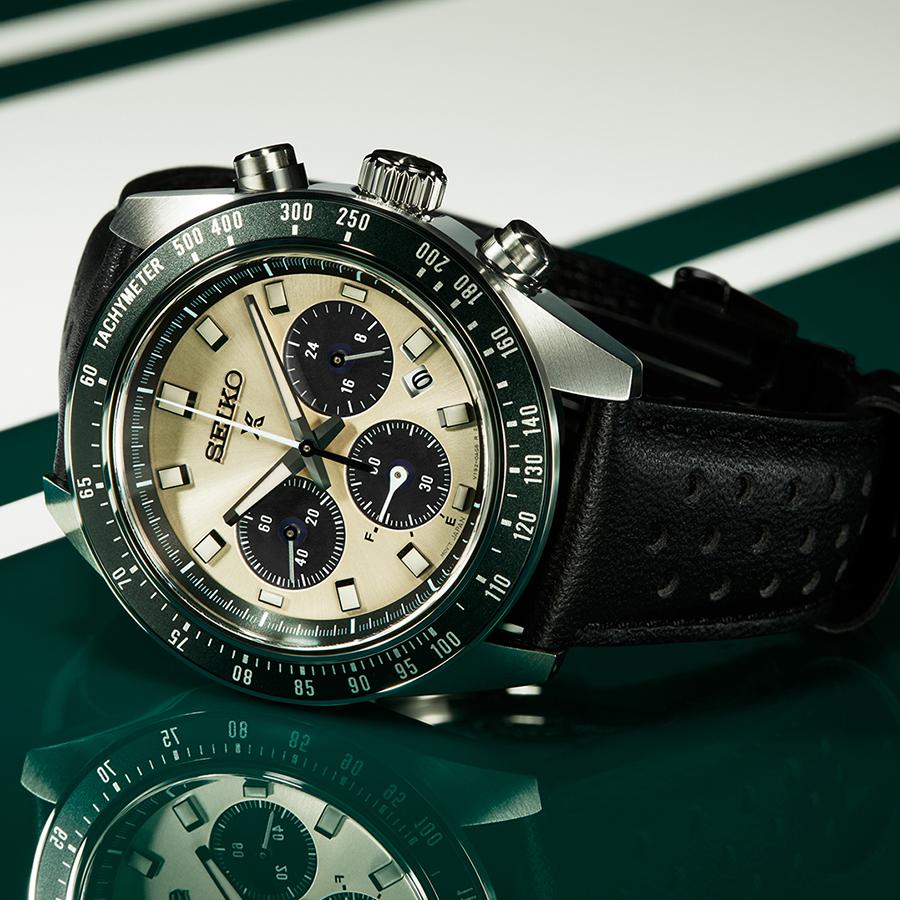 Seiko Prospex Speedtimer Solar Chronograph Classic Motorsports Circuit Race Men's Watch SBDL115
