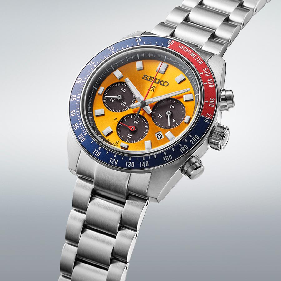 Seiko Prospex Speedtimer Solar Chronograph First Generation Model Inspire Pogue SBDL117 Men's Watch