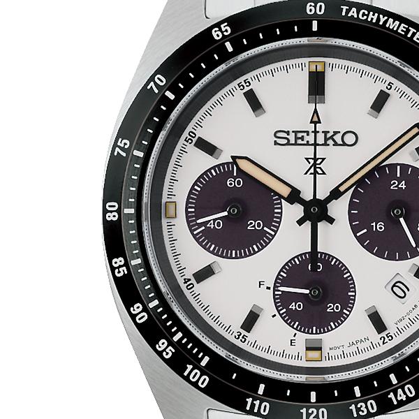 SEIKO Prospex Speedtimer Solar Chronograph SBDL125 Men's Watch White Dial