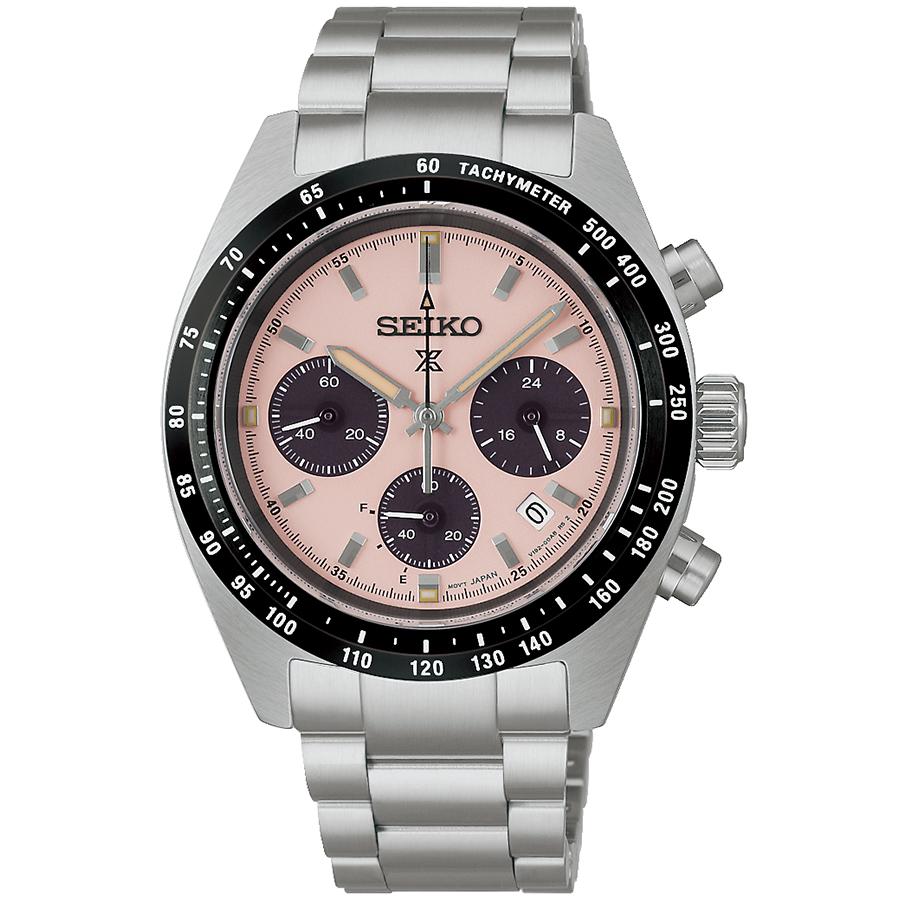 SEIKO Prospex Speedtimer Solar Chronograph SBDL127 Men's Watch Classic Rose Dial