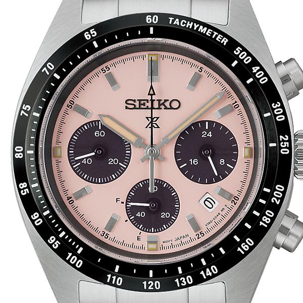 SEIKO Prospex Speedtimer Solar Chronograph SBDL127 Men's Watch Classic Rose Dial