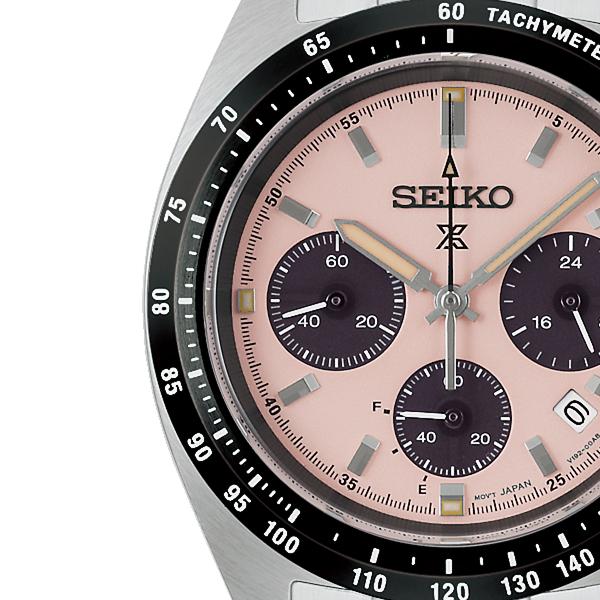 SEIKO Prospex Speedtimer Solar Chronograph SBDL127 Men's Watch Classic Rose Dial