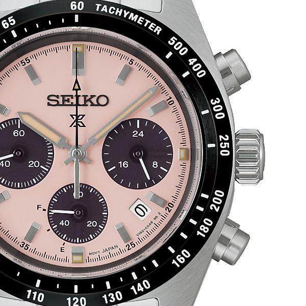 SEIKO Prospex Speedtimer Solar Chronograph SBDL127 Men's Watch Classic Rose Dial