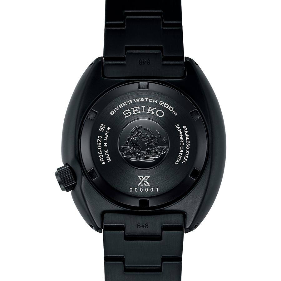 Seiko Prospex Turtle Black Series Night Vision SBDY127 Men's Mechanical Diver's Watch