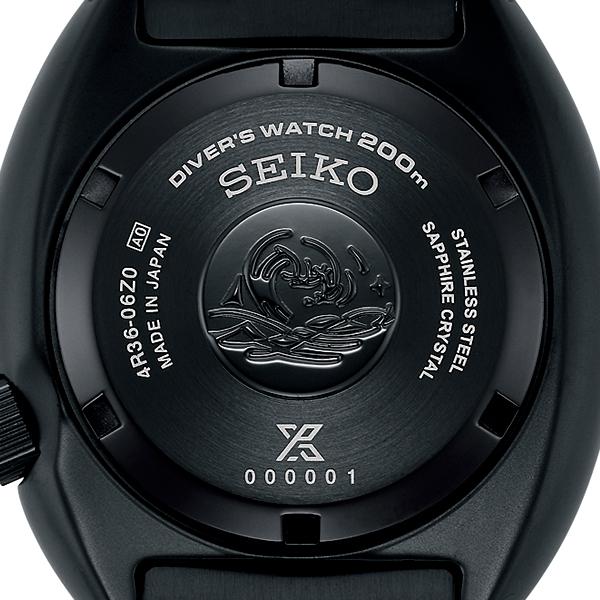Seiko Prospex Turtle Black Series Night Vision SBDY127 Men's Mechanical Diver's Watch